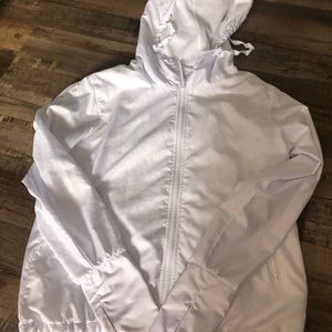 Zyia White Bomber Jacket size small